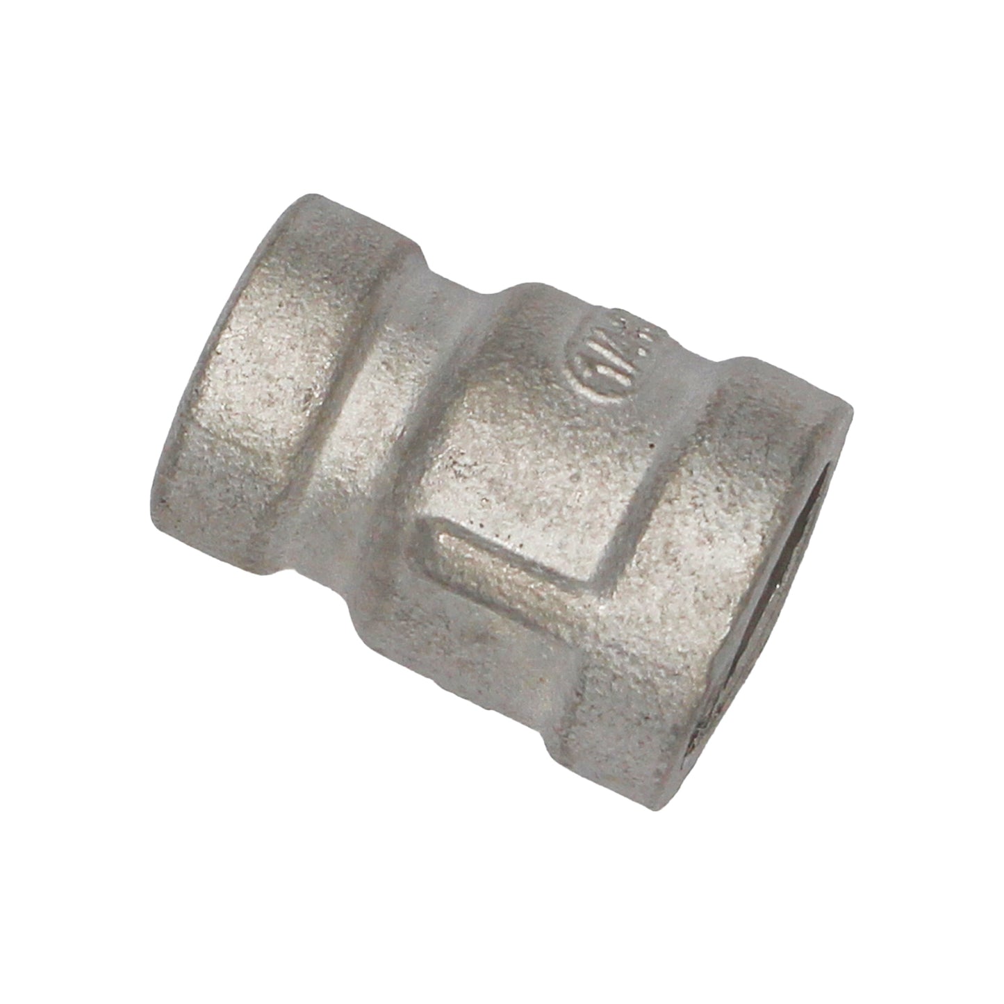 3/8" Female BSP X 1/4" Female BSP Reducing Coupler - 304 Stainless Steel Pipe Fitting