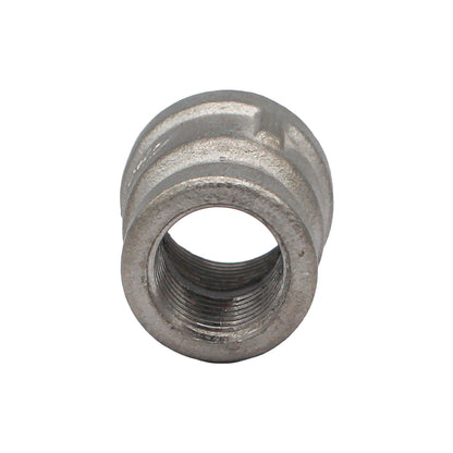 3/8" Female BSP X 1/4" Female BSP Reducing Coupler - 304 Stainless Steel Pipe Fitting