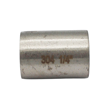 Stainless Steel British Standard Pipe Coupler - 1/4" Female BSPP