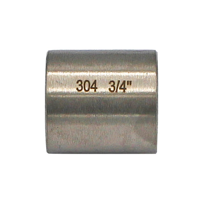 3/4" Female BSP Coupler - 304 Stainless Steel Pipe Fitting