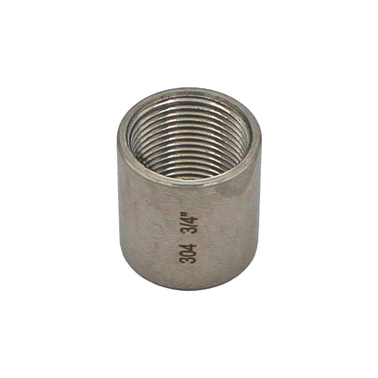 3/4" Female BSP Coupler - 304 Stainless Steel Pipe Fitting