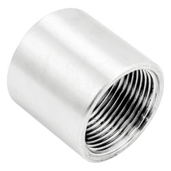 Stainless Steel British Standard Pipe Coupler - 1" Female BSP