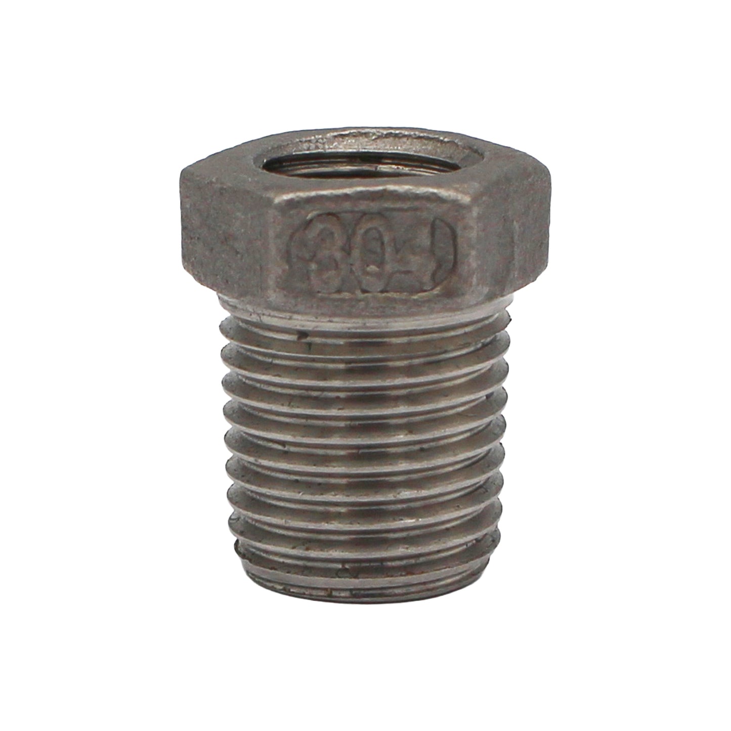 1/4" Male BSP X 1/8" Female BSP Reducer Bushing - 304 Stainless Steel Pipe Fitting