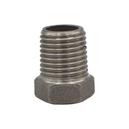 1/4" Male BSP X 1/8" Female BSP Reducer Bushing - 304 Stainless Steel Pipe Fitting