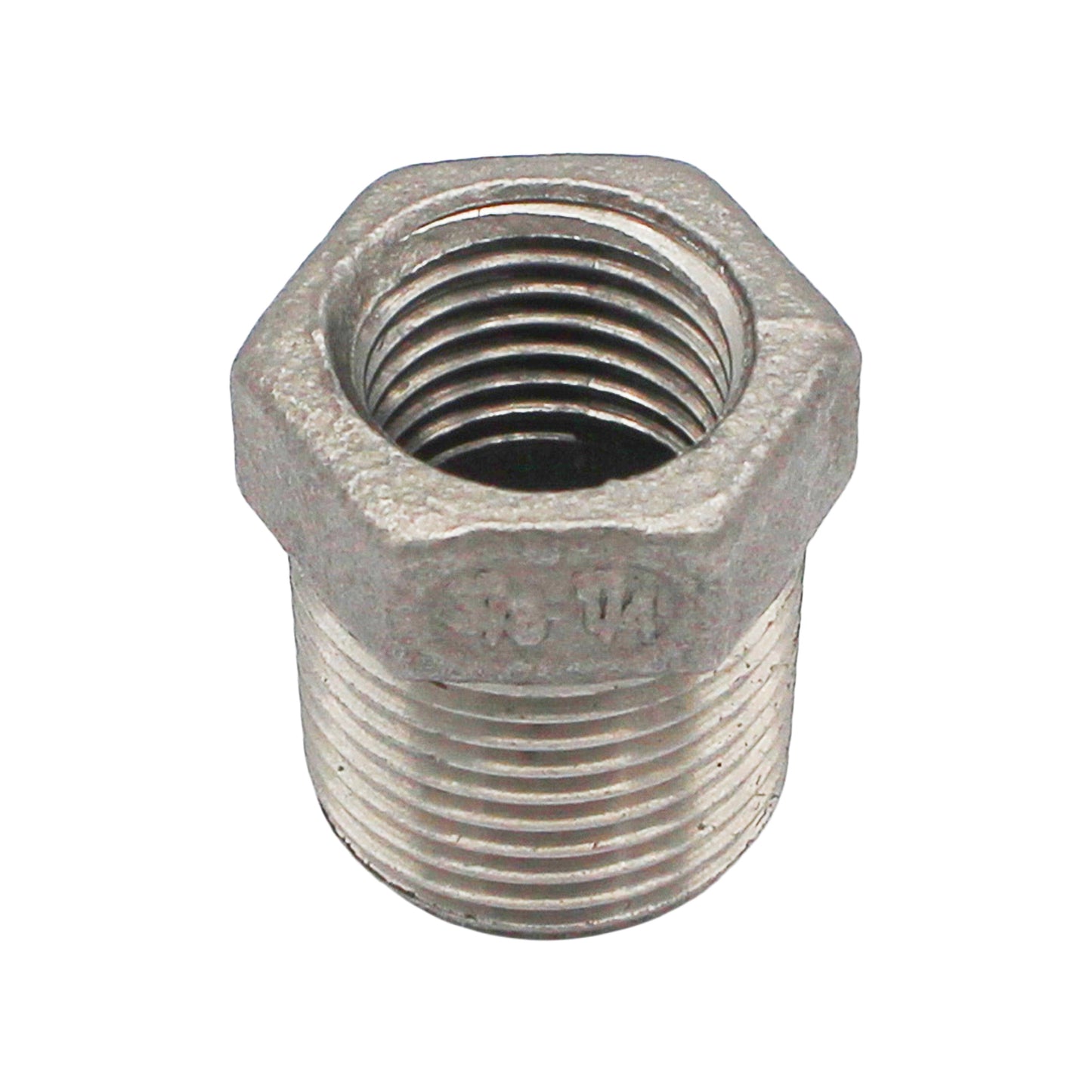3/8" Male BSP X 1/4" Female BSP Reducer Bushing - 304 Stainless Steel Pipe Fitting