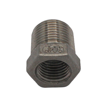 3/8" Male BSP X 1/4" Female BSP Reducer Bushing - 304 Stainless Steel Pipe Fitting