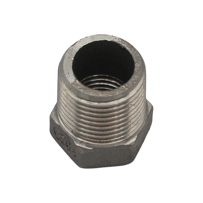 3/8" Male BSP X 1/4" Female BSP Reducer Bushing - 304 Stainless Steel Pipe Fitting