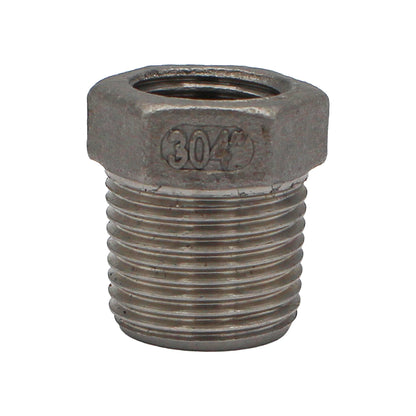 3/8" Male BSP X 1/4" Female BSP Reducer Bushing - 304 Stainless Steel Pipe Fitting