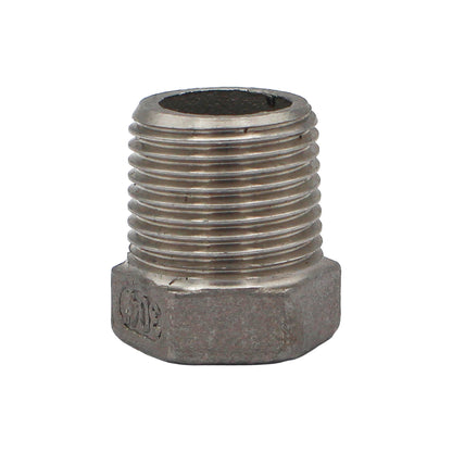 3/8" Male BSP X 1/4" Female BSP Reducer Bushing - 304 Stainless Steel Pipe Fitting
