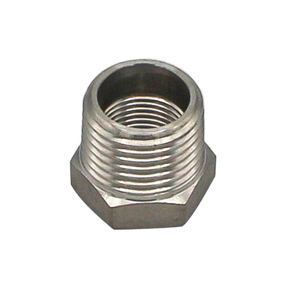 1/2" Male BSP X 3/8" Female BSP Reducer Bushing - 304 Stainless Steel Pipe Fitting