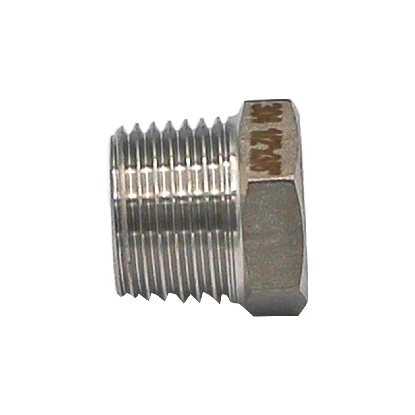 1/2" Male BSP X 3/8" Female BSP Reducer Bushing - 304 Stainless Steel Pipe Fitting
