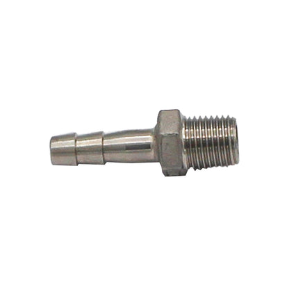 1/4" Male BSP X 5/16" OD Barb Barbed Adapter - 304 Stainless Steel Pipe Fitting