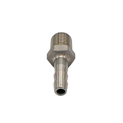 1/4" Male BSP X 5/16" OD Barb Barbed Adapter - 304 Stainless Steel Pipe Fitting
