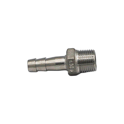 3/8" Male BSP X 3/8" OD Barb Barbed Adapter - 304 Stainless Steel Pipe Fitting