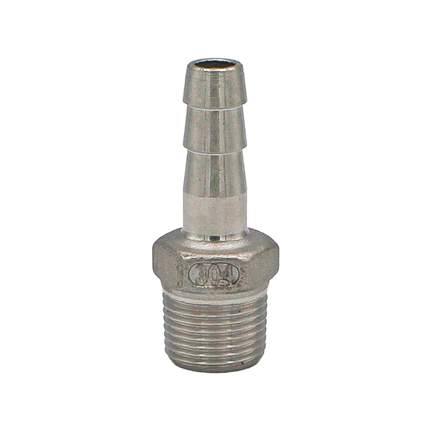 3/8" Male BSP X 3/8" OD Barb Barbed Adapter - 304 Stainless Steel Pipe Fitting