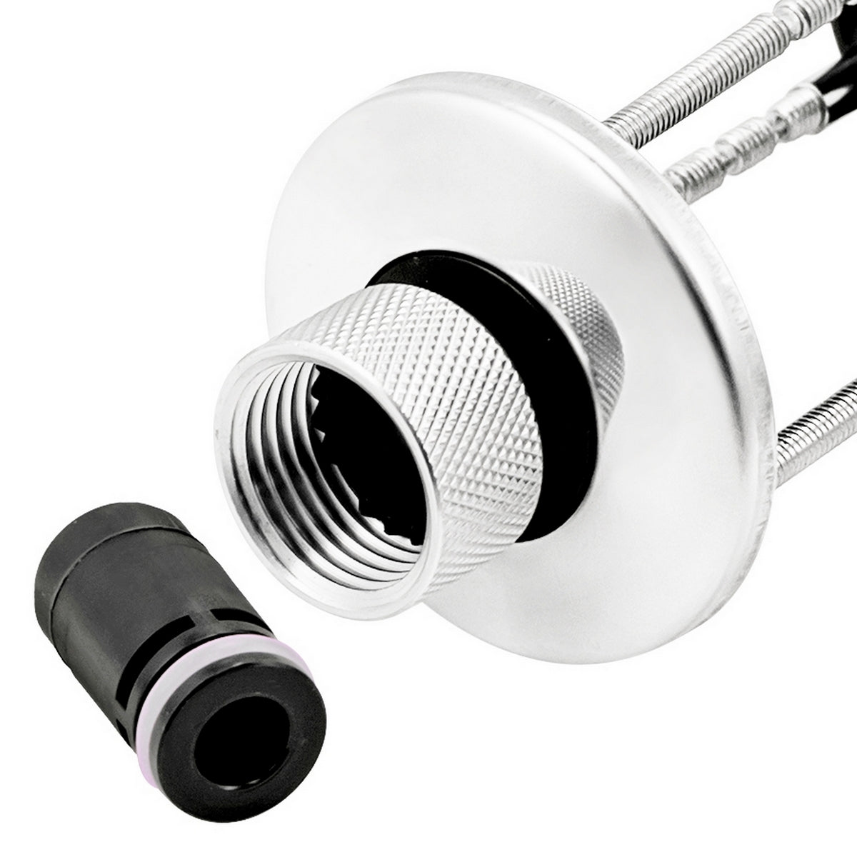 Nukatap Mini Wall Mount Shank - 1/4" (6.35mm) -  Canuck Homebrew Supply, Canada