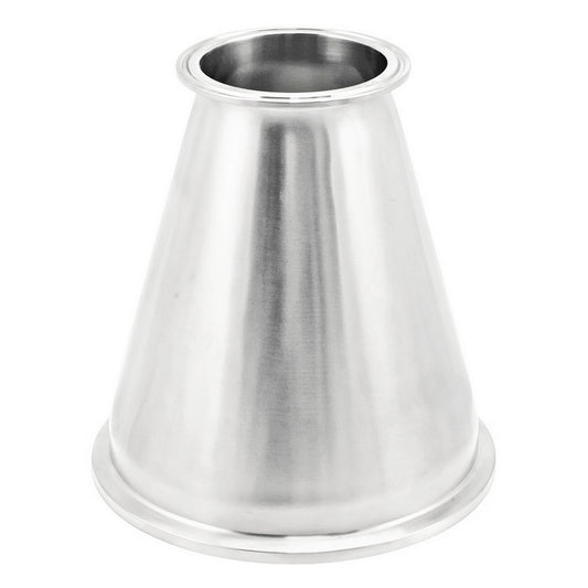 Stainless Steel 6" x 3" Tri-Clover Concentric Reducer (Long)