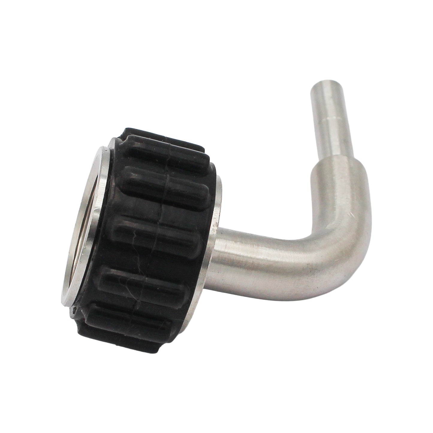 Stainless Steel Quick Connector 90° Elbow - 1/2" Female NPT X 1/4" (6.35mm)