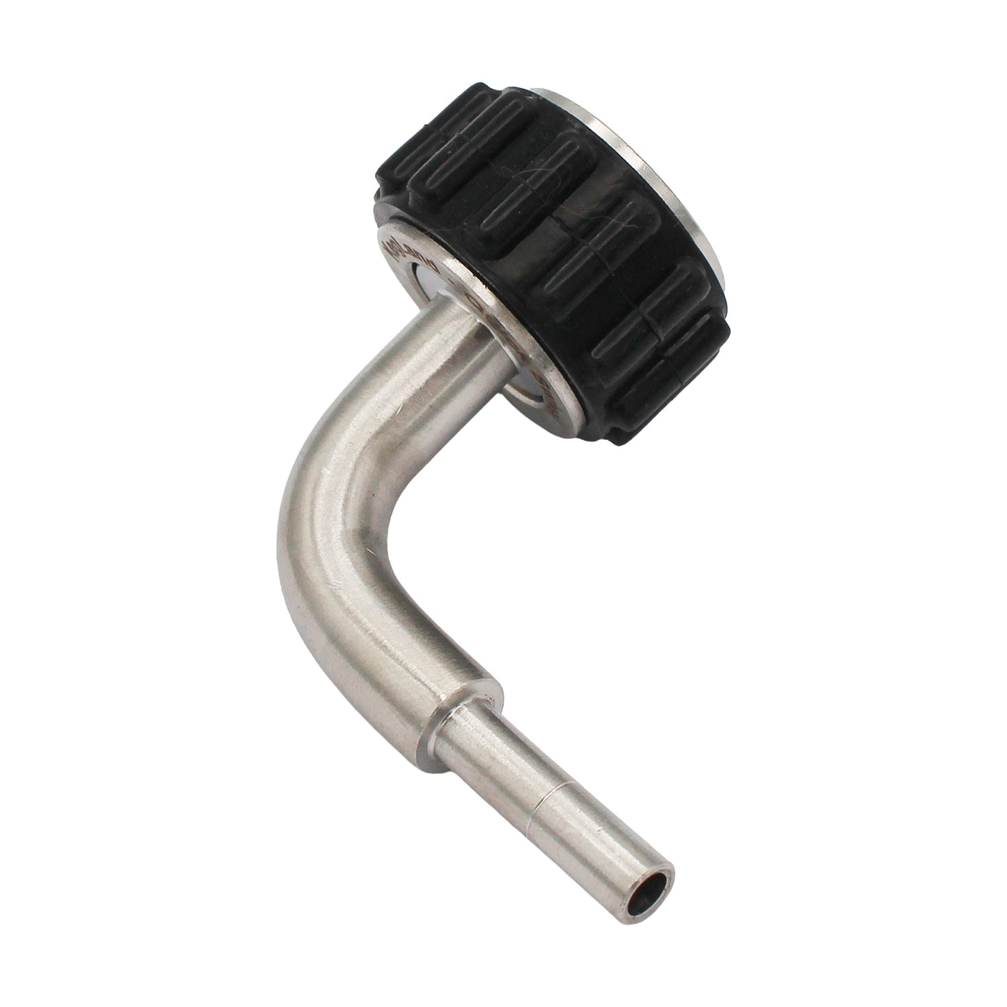 Stainless Steel Quick Connector 90° Elbow - 1/2" Female NPT X 1/4" (6.35mm)