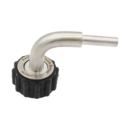 Stainless Steel Quick Connector 90° Elbow - 1/2" Female NPT X 1/4" (6.35mm)