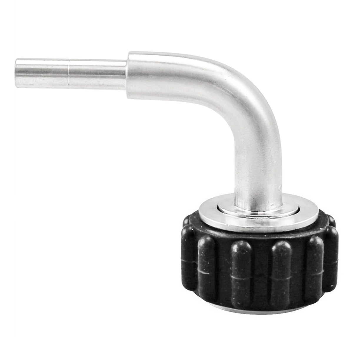 Stainless Steel Quick Connector 90° Elbow - 1/2" Female NPT X 1/4" (6.35mm)