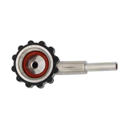 Stainless Steel Quick Connector 90° Elbow - 1/2" Female NPT X 1/4" (6.35mm)