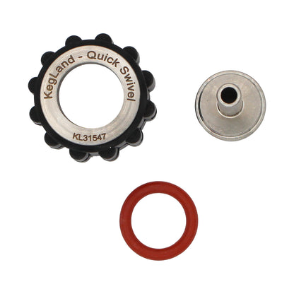 Stainless Steel Quick Connector Fitting - 1/2" Female NPT X 1/4" (6.35mm)