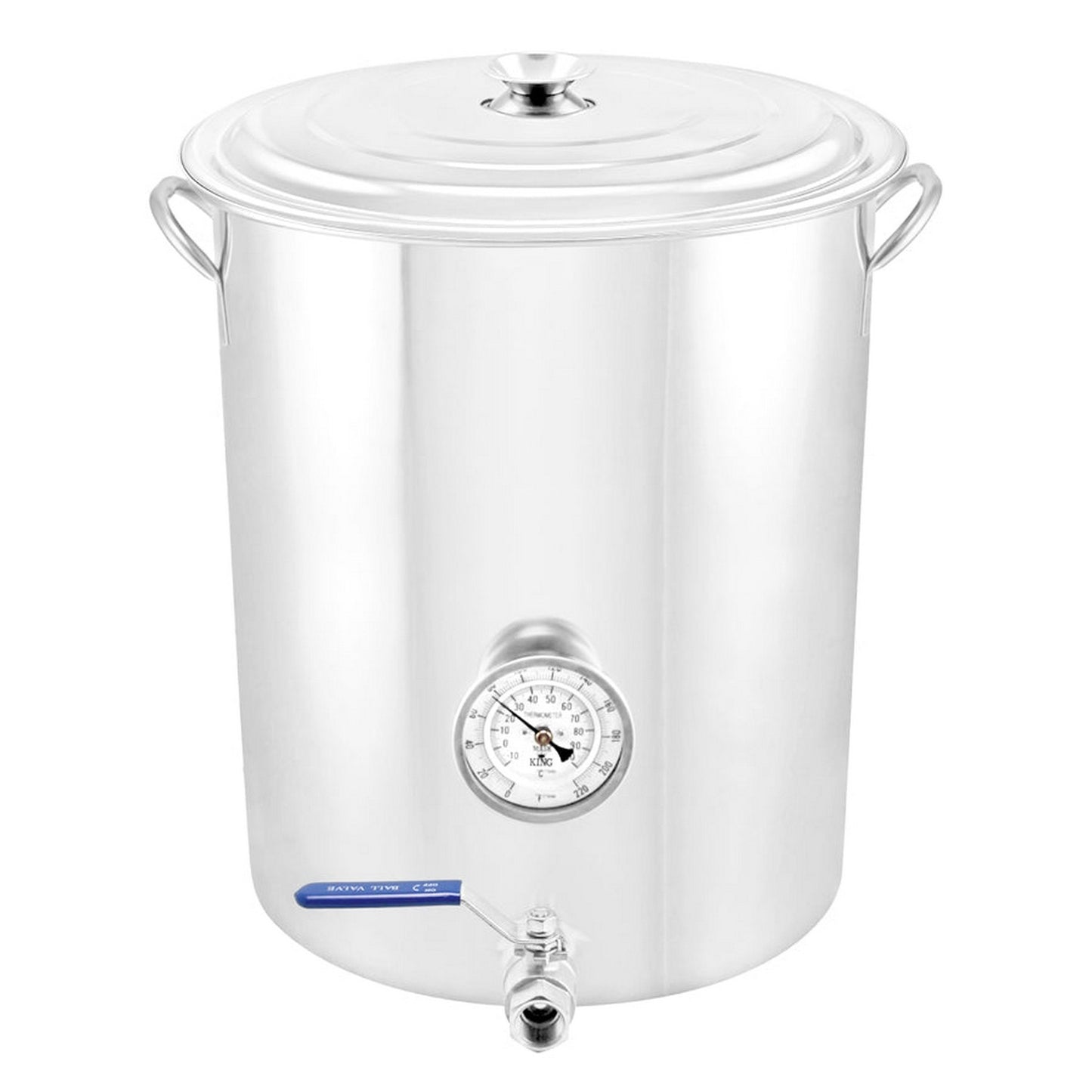 16 Gallon (61L) Stainless Steel Welded Brew Kettle