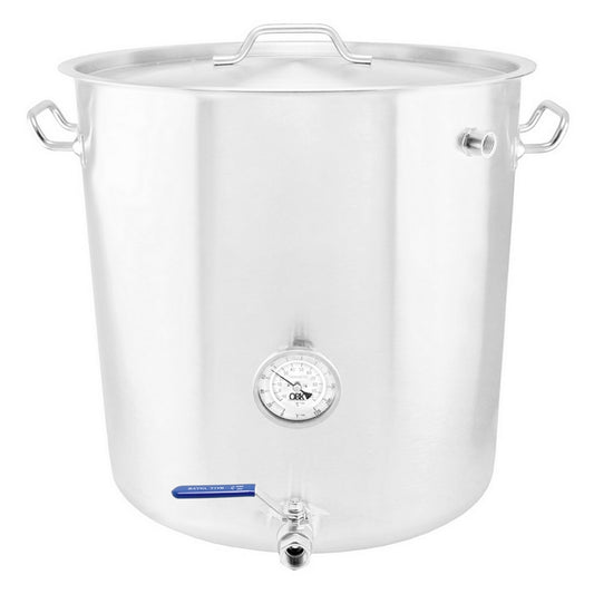 Stainless Steel Welded Tri-Clad Mash Tun Kettle - 18 Gallon (68L)