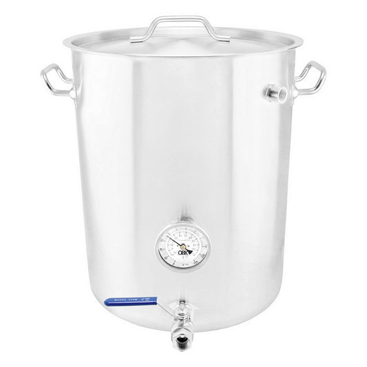 Stainless Steel Welded Mash Tun Kettle 1.5" TC - 15 Gallon (57L)