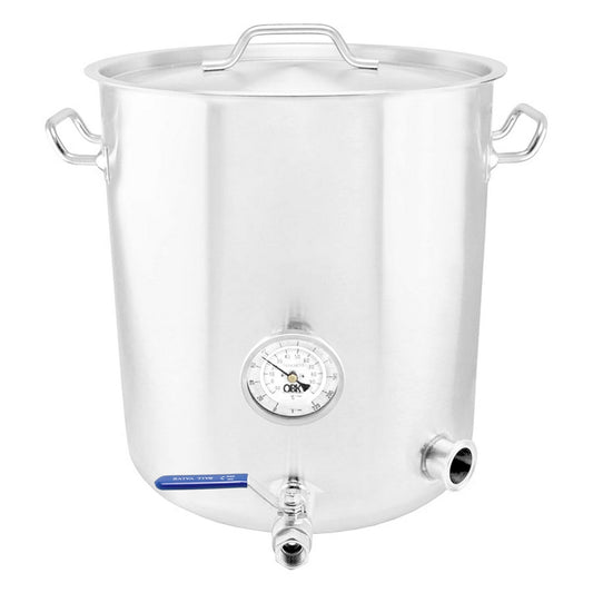 10 Gallon (38L) Stainless Steel TC Heating Element Kettle - Tri-Clad Induction Ready