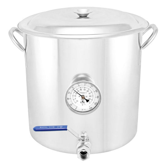 5 Gallon (19L) Stainless Steel Weldless Brew Kettle