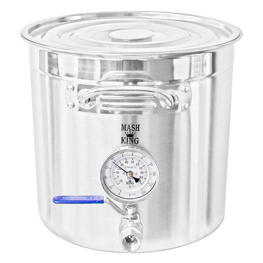 Mash King 5.5 Gallon (21L) 201 Stainless Steel Weldless Brew Kettle