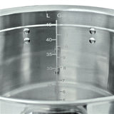 Stainless Steel Weldless Brew Kettle - 50L - Etched Marking Interior