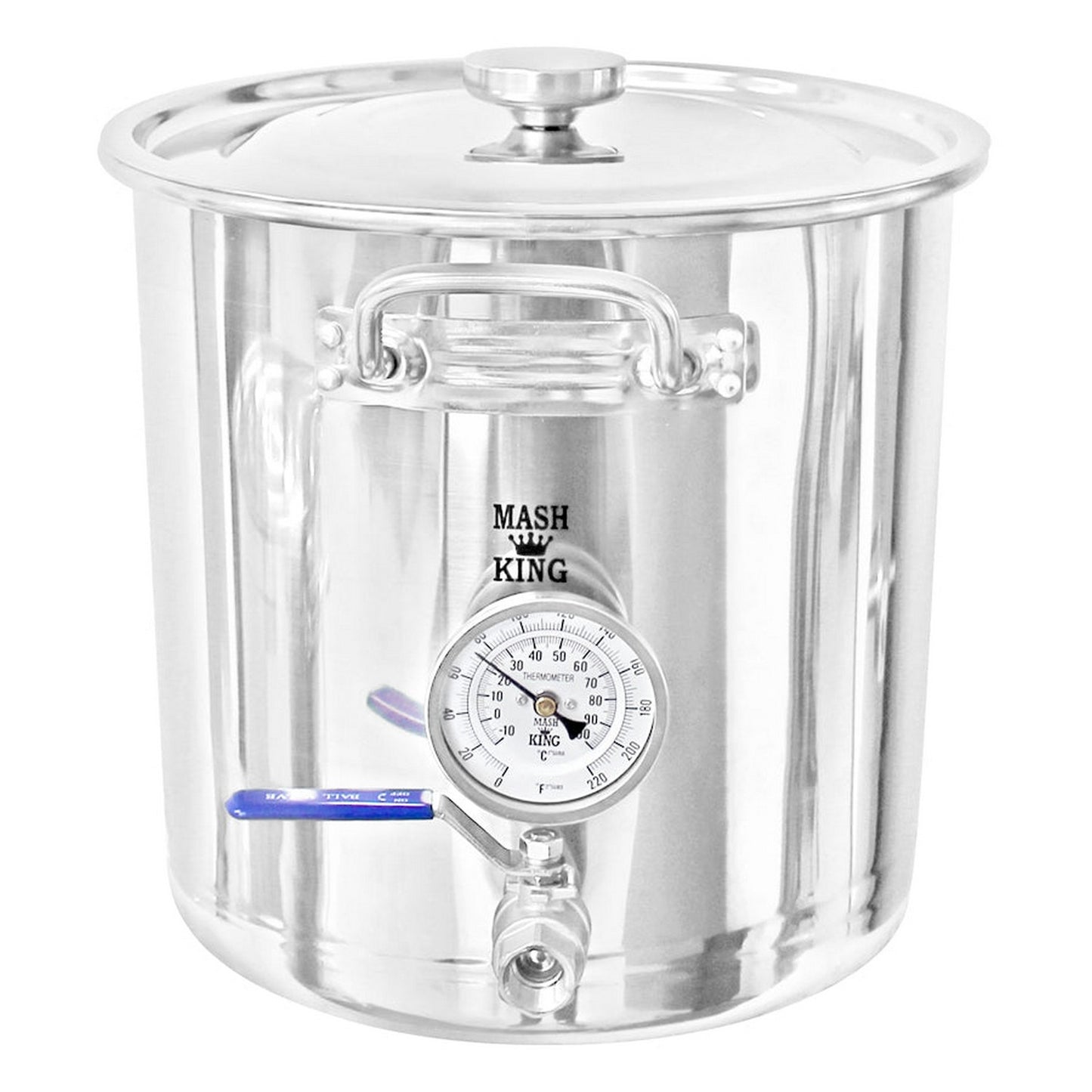Mash King 5.5 Gallon (21L) 304 Stainless Steel Weldless Brew Kettle