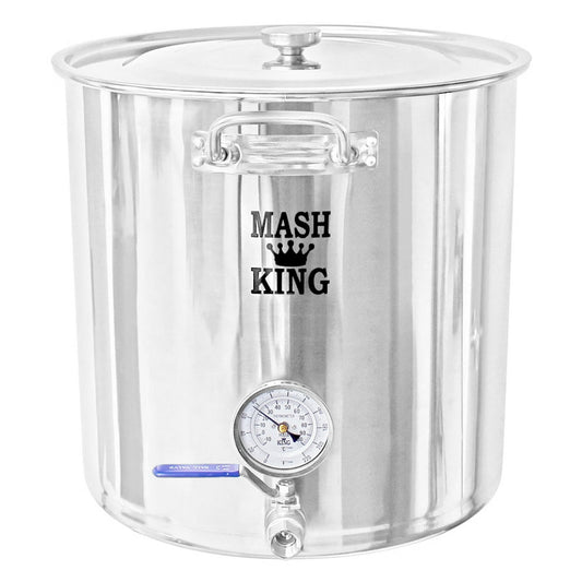 Mash King 13 Gallon (49L) 304 Stainless Steel Weldless Brew Kettle