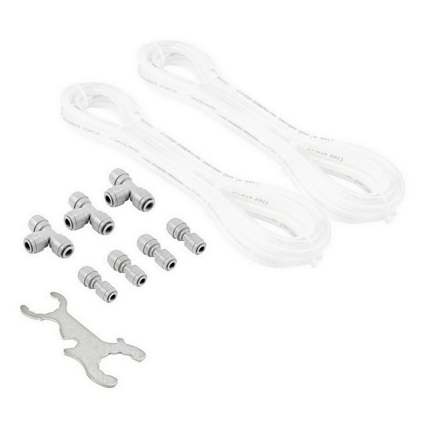 Black Phantom Stainless Steel Beer Tower Duotight Kit - Four Nukatap Faucets