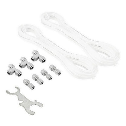 Black Phantom Stainless Steel Beer Tower Duotight Kit - Four Nukatap Faucets