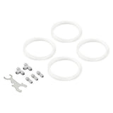 Black Phantom Stainless Steel Beer Tower Duotight Kit - Triple Nukatap Faucets