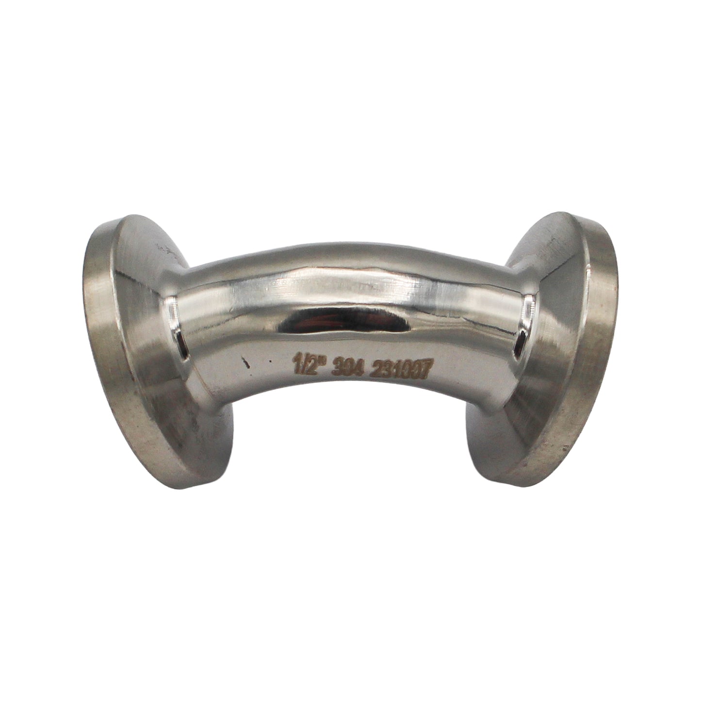 1/2" Tri Clamp 45° Elbow - Tri Clover Sanitary Stainless Steel Fitting