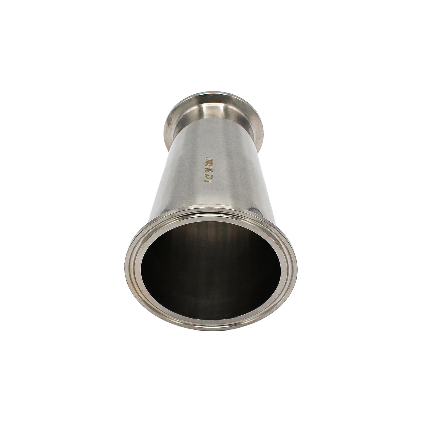 3" X 2" Tri Clamp Concentric Reducer - Tri Clover Sanitary Stainless Steel Fitting