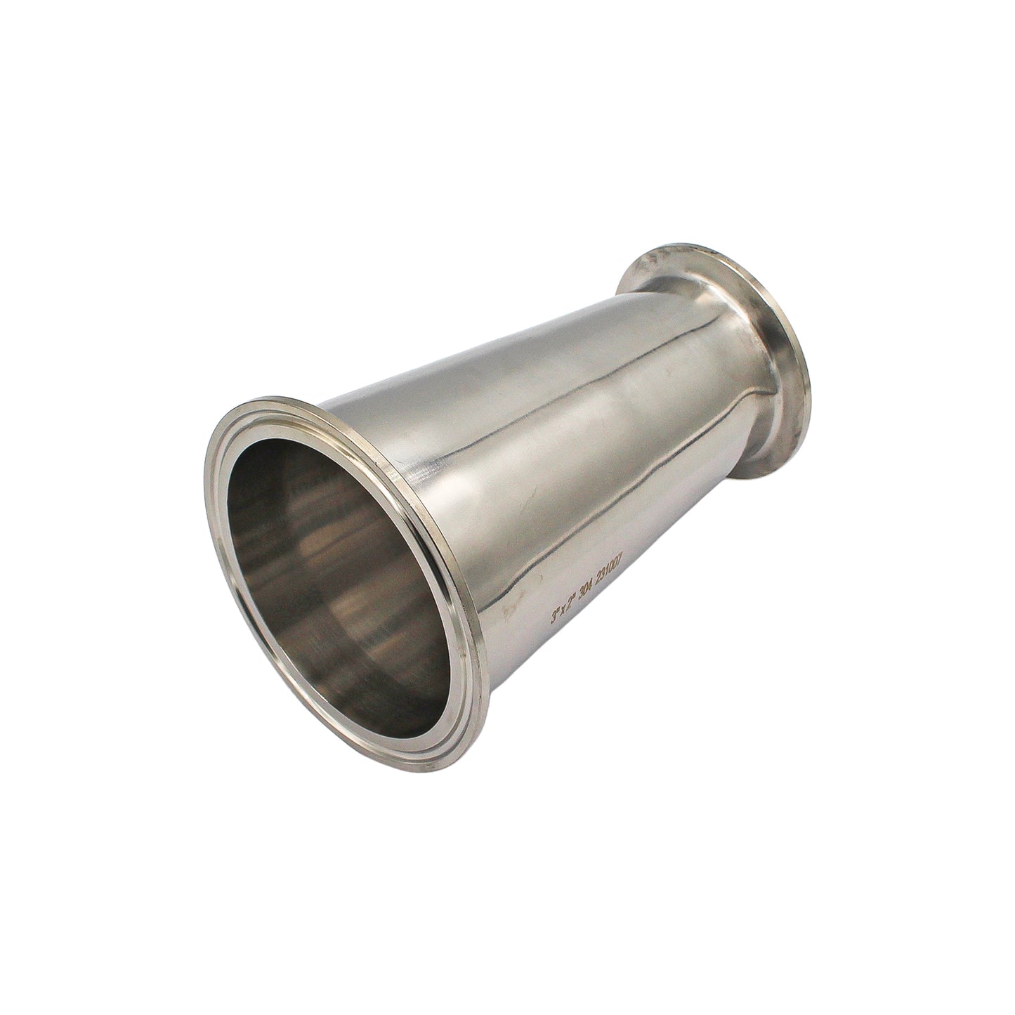 3" X 2" Tri Clamp Concentric Reducer - Tri Clover Sanitary Stainless Steel Fitting
