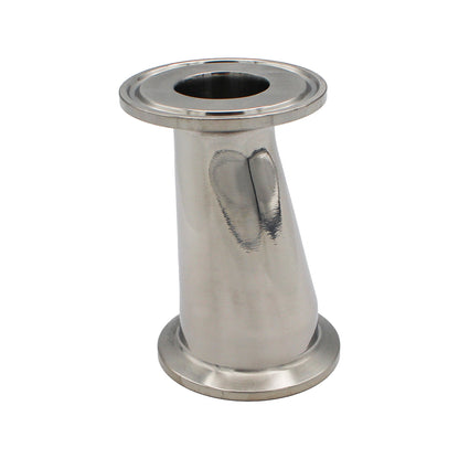 1.5" X 1" Tri Clamp Eccentric Reducer - Tri Clover Sanitary Stainless Steel Fitting