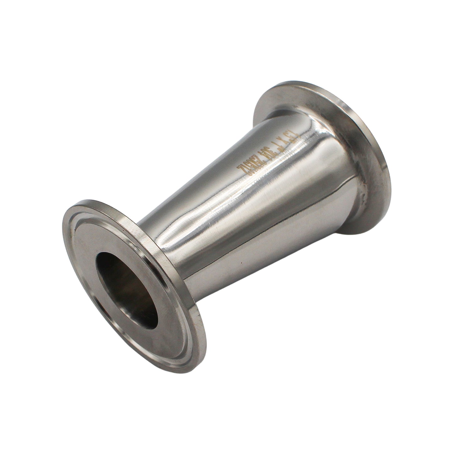 1.5" X 1" Tri Clamp Eccentric Reducer - Tri Clover Sanitary Stainless Steel Fitting