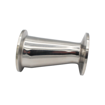 1.5" X 1" Tri Clamp Eccentric Reducer - Tri Clover Sanitary Stainless Steel Fitting