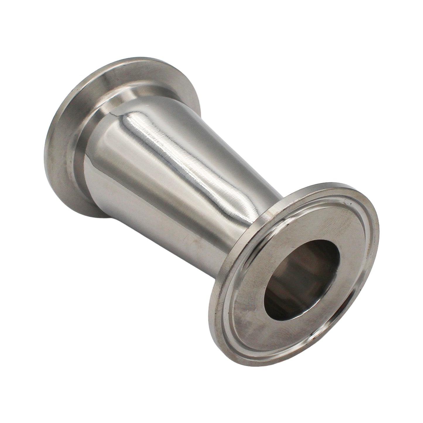 1.5" X 1" Tri Clamp Eccentric Reducer - Tri Clover Sanitary Stainless Steel Fitting