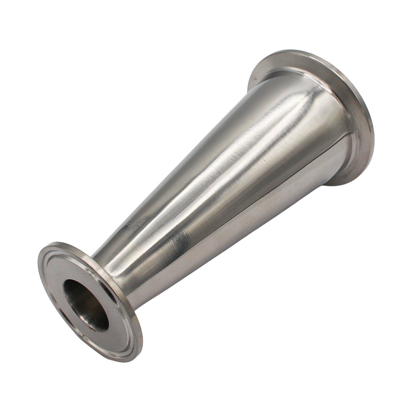 2" X 1" Tri Clamp Eccentric Reducer - Tri Clover Sanitary Stainless Steel Fitting