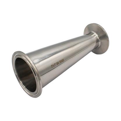 2" X 1" Tri Clamp Eccentric Reducer - Tri Clover Sanitary Stainless Steel Fitting
