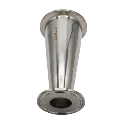 2" X 1" Tri Clamp Eccentric Reducer - Tri Clover Sanitary Stainless Steel Fitting