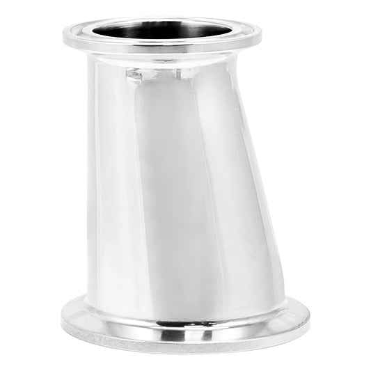 2" X 1.5" Tri Clamp Eccentric Reducer - Tri Clover Sanitary Stainless Steel Fitting